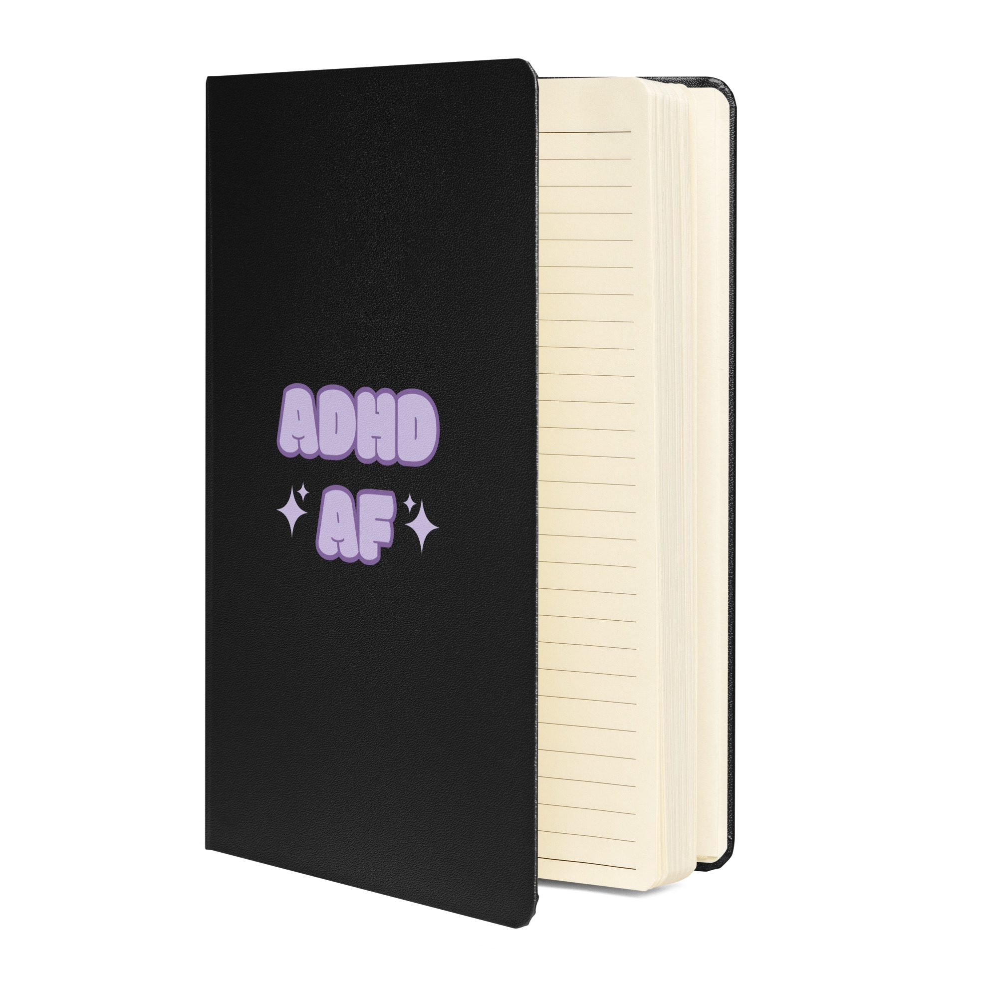 ADHD AF Hardcover Bound Notebook