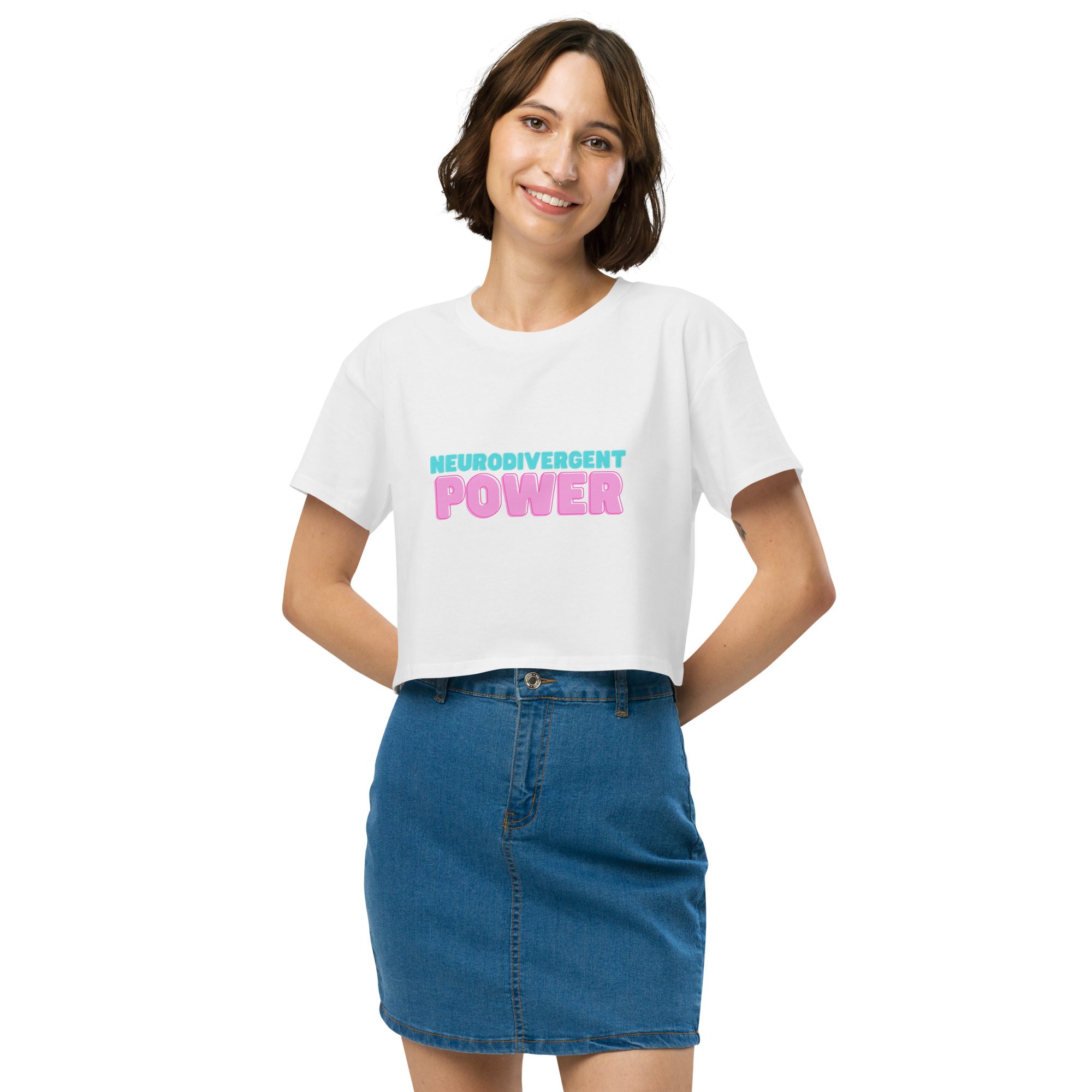 Neurodivergent Power Women’s Crop Top