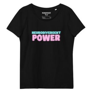 Neurodivergent Power Women's Fitted Eco T-shirt