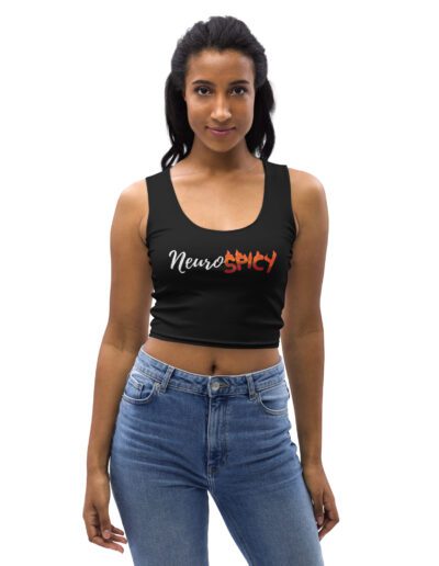 Neurospicy Autism ADHD Awareness Crop Top Vest