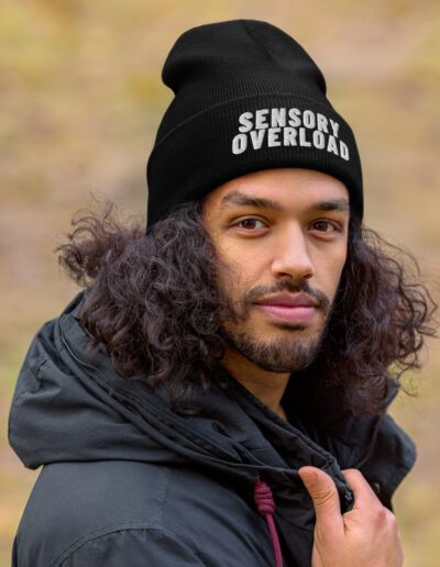 SENSORY OVERLOAD Cuffed Beanie