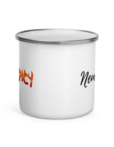 Neurospicy Autism ADHD Awareness Enamel Mug