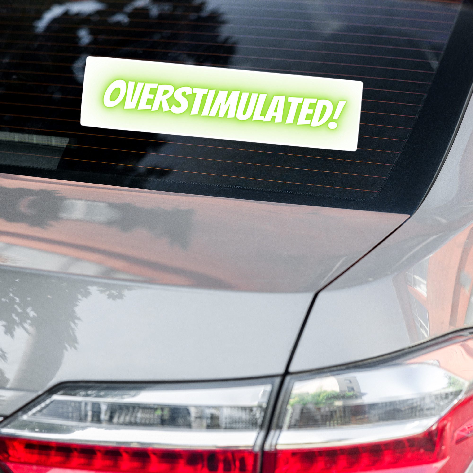OVERSTIMULATED! Bubble-free stickers