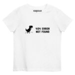 404 Error Not Found 100% Organic Cotton Kids T-shirt