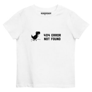 404 Error Not Found Organic Cotton Kids T-shirt