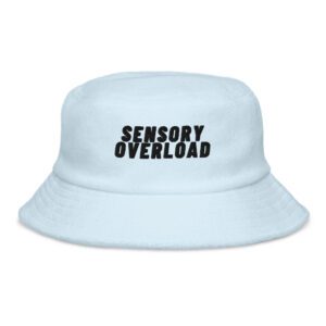 SENSORY OVERLOAD Terry Cloth Bucket Hat
