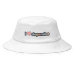 I Love Dopamine Old School Bucket Hat