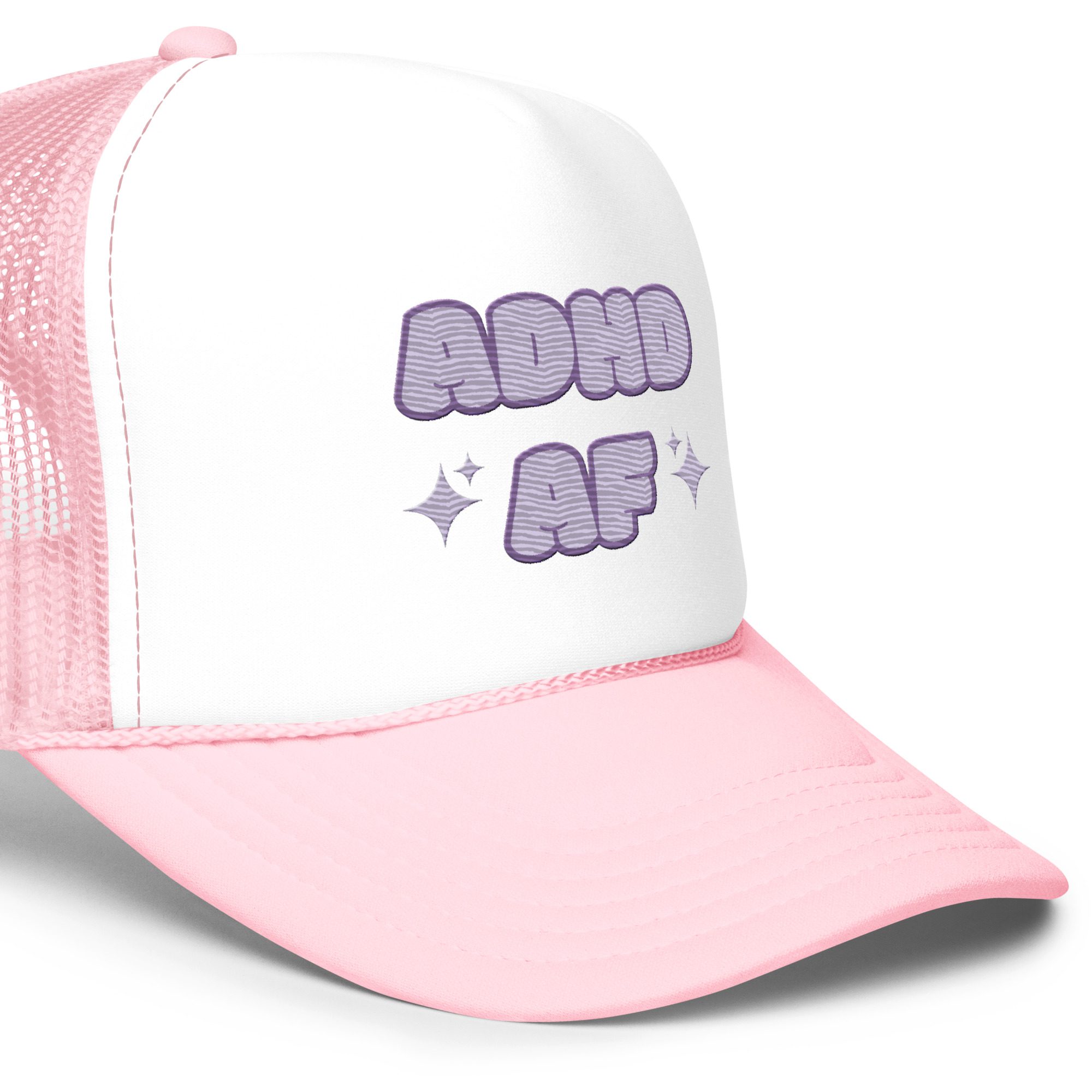 ADHD AF Neurodivergent Foam Trucker Hat