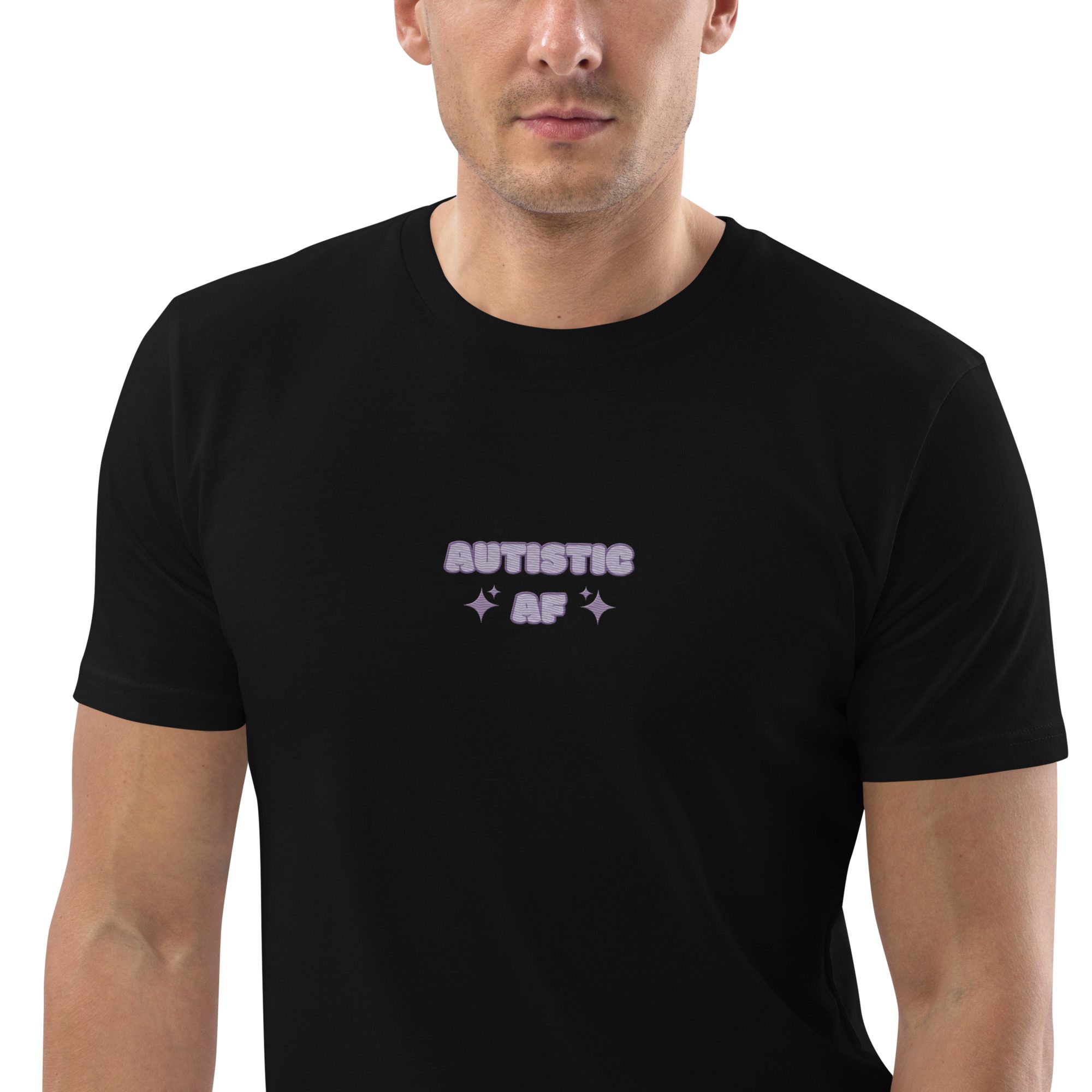 Autistic AF Neurodivergent Unisex Organic Cotton T-shirt