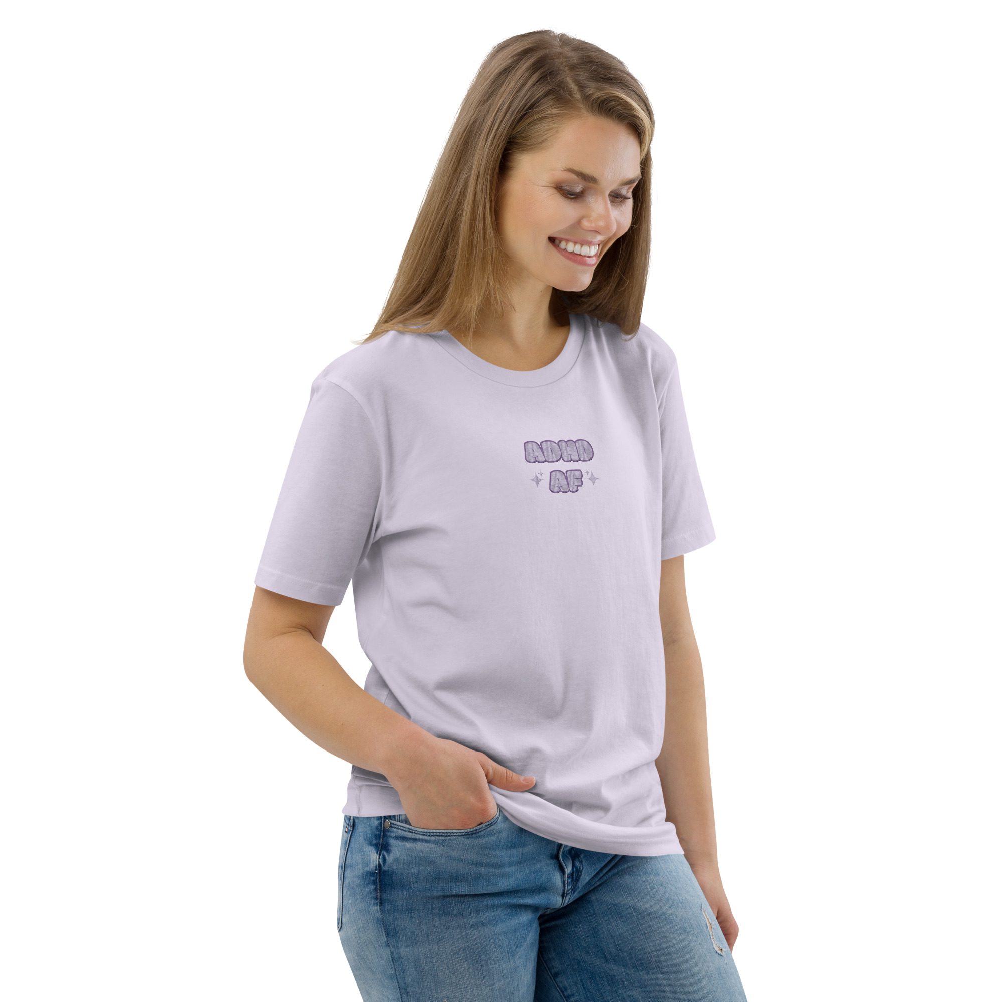 ADHD AF Neurodivergent Unisex Organic Cotton T-shirt