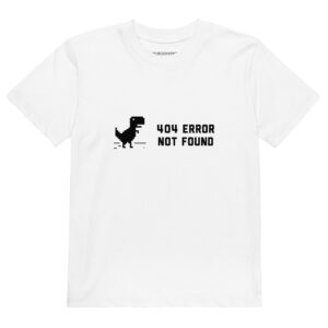 404 Error Not Found Organic Cotton Kids T-shirt