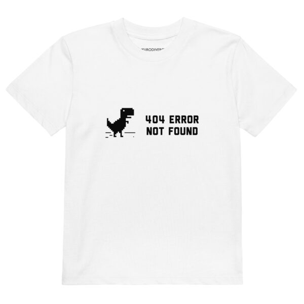 404 Error Not Found Organic Cotton Kids T-shirt