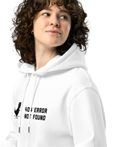 404 Error Not Found Unisex Organic Hoodie