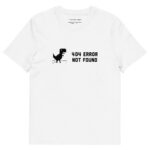 404 Error Not Found Unisex Organic Cotton T-shirt