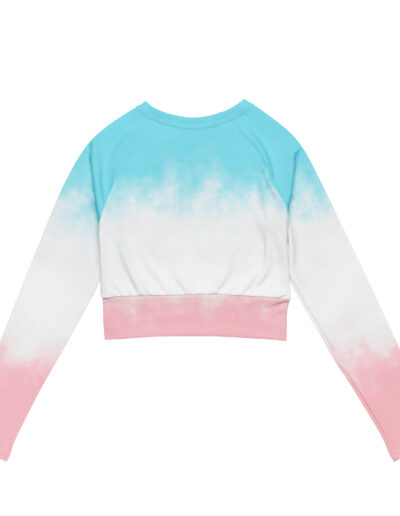 I Love Dopamine Recycled Long-sleeve Crop Top