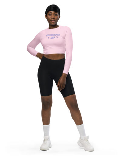 Autistic AF Recycled Long-sleeve Crop Top