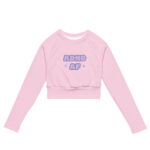 ADHD AF Recycled Long-sleeve Crop Top