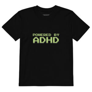 Powered By ADHD Organic Cotton Kids T-shirt