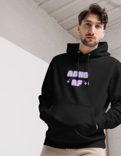 ADHD AF Unisex Organic Hoodie