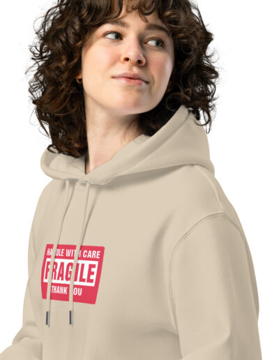 Handle With Care – FRAGILE Unisex Organic Hoodie