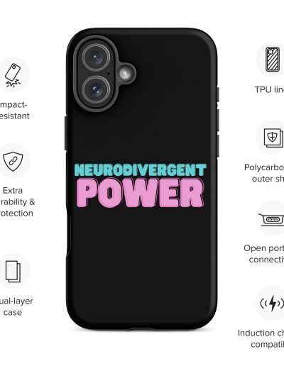 Neurodivergent Power iPhone Case