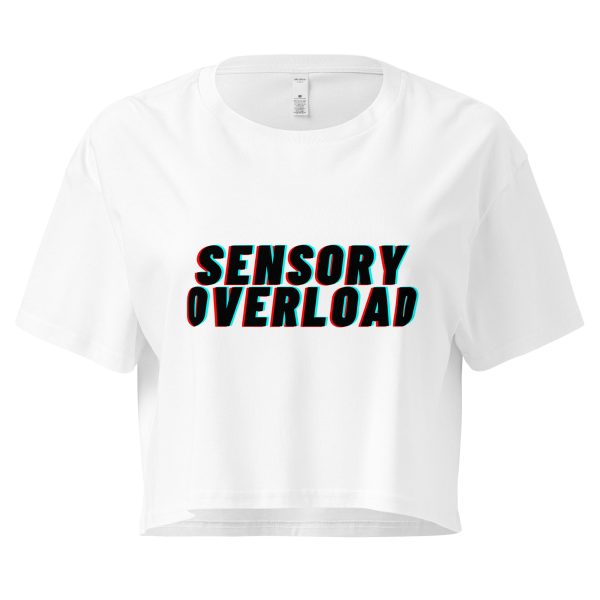 SENSORY OVERLOAD Women’s Crop Top